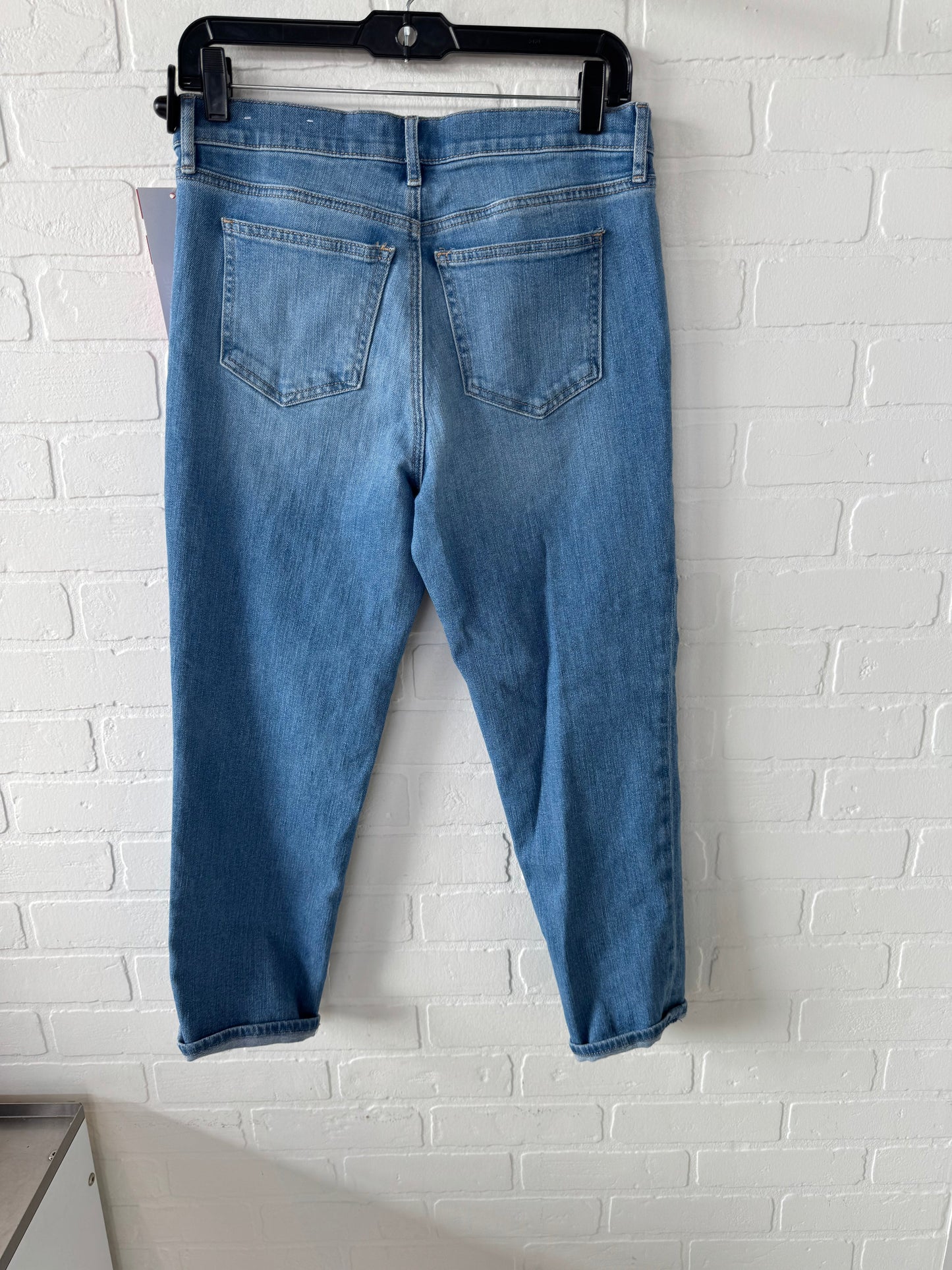 Jeans Boyfriend By Loft In Blue Denim, Size: 4p