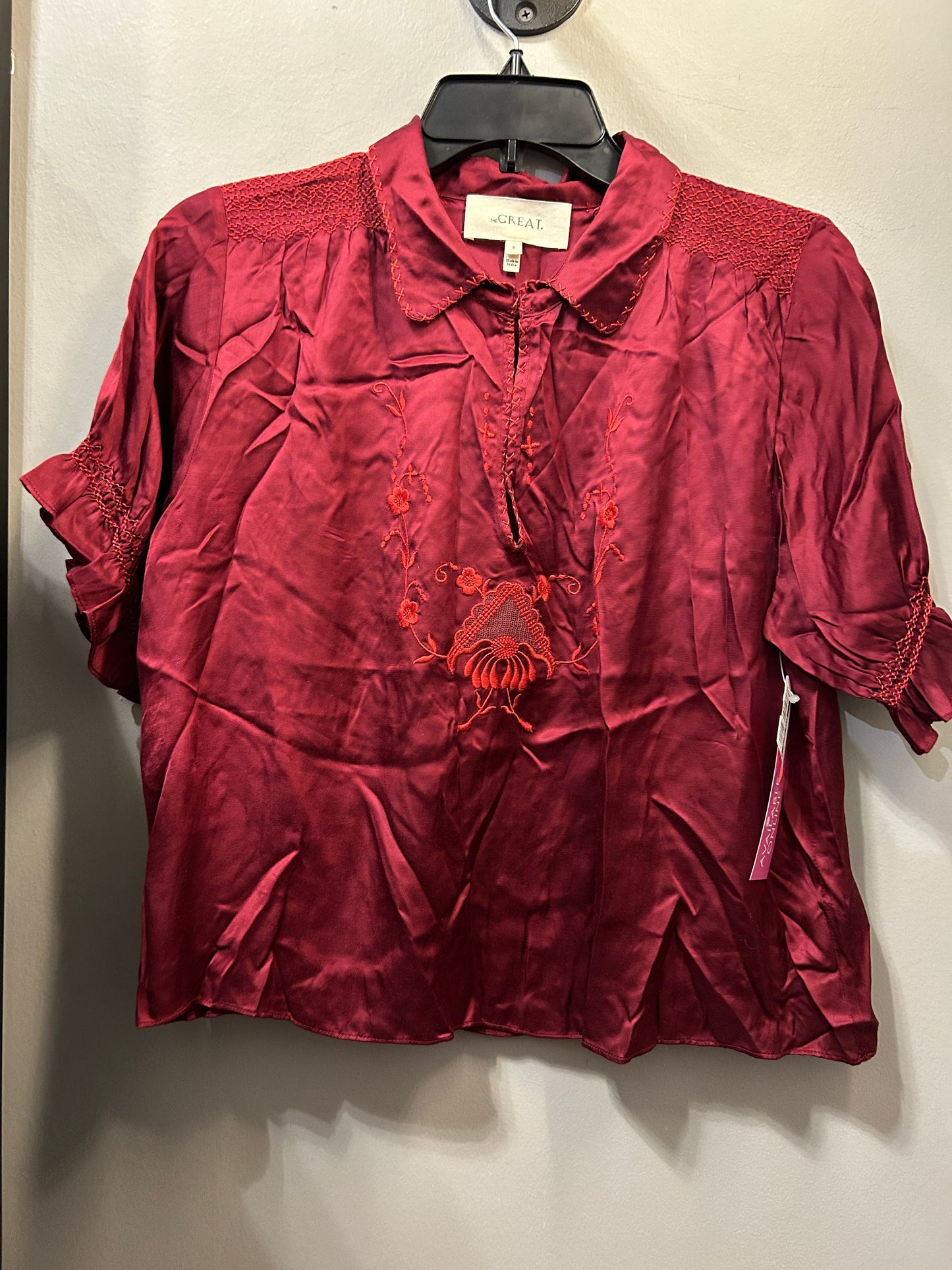 Top Short Sleeve By Clothes Mentor In Red, Size: Xs