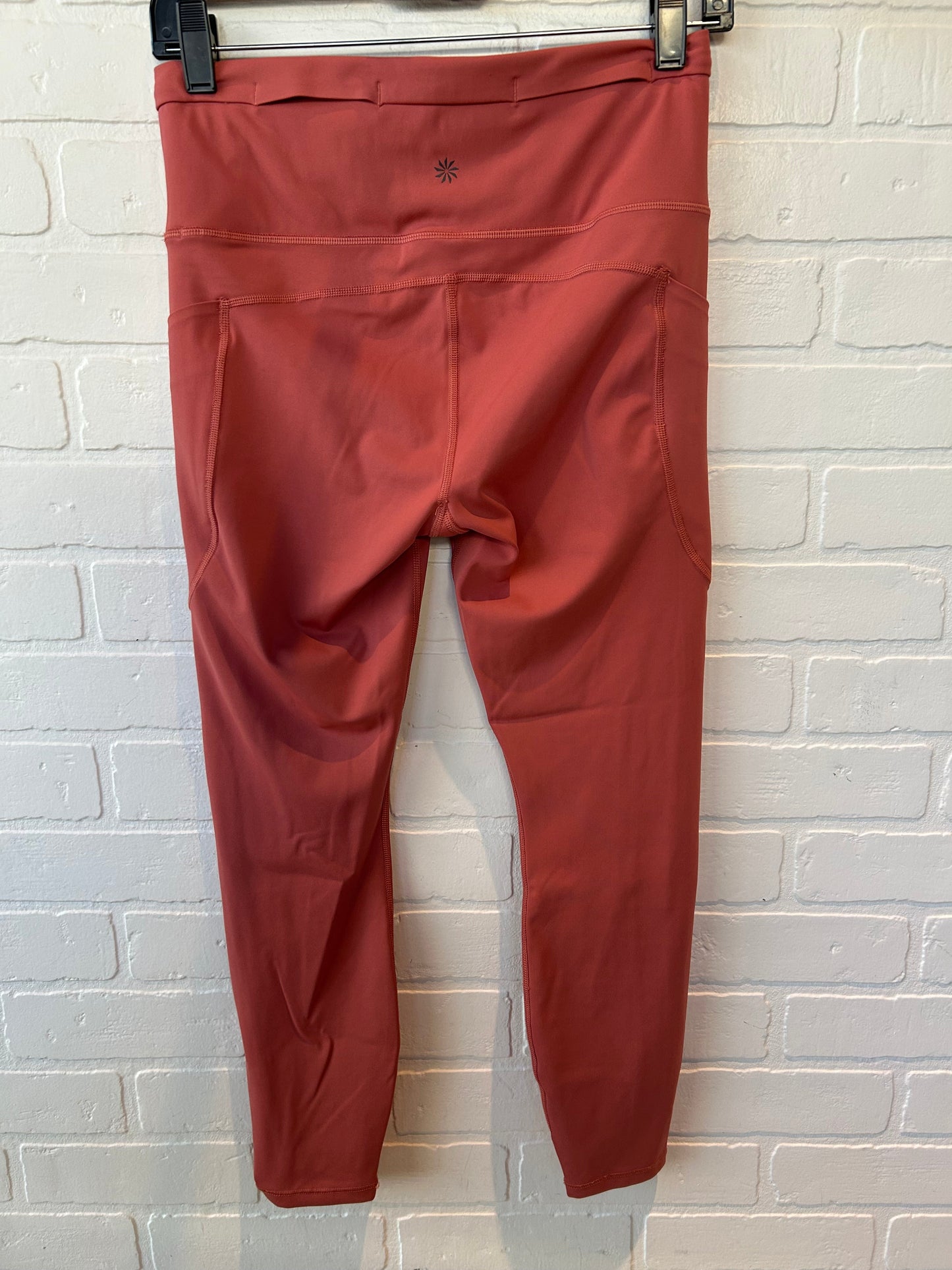 Athletic Leggings By Athleta In Orange, Size: 8