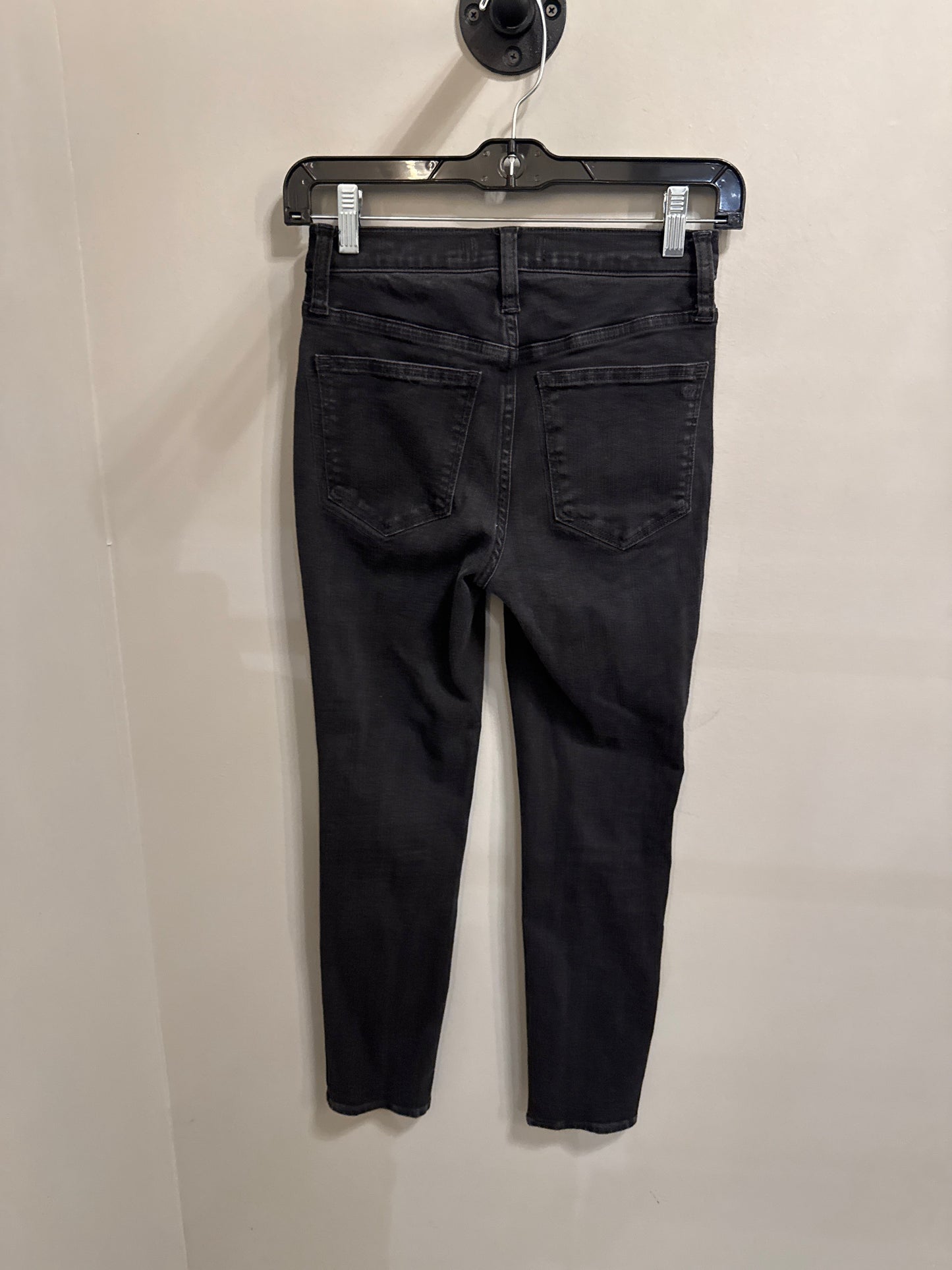 Jeans Skinny By Madewell In Black Denim, Size: 0p