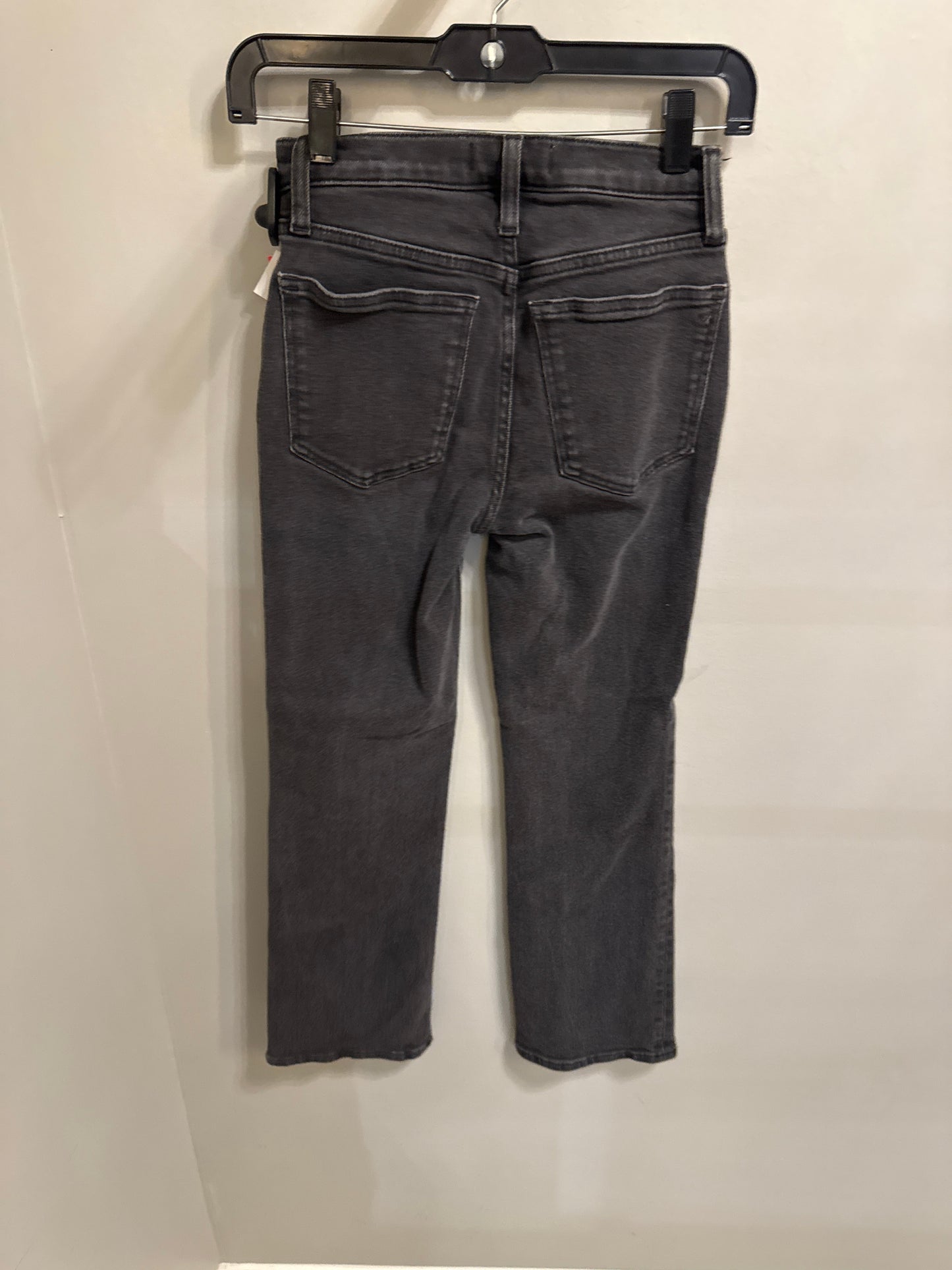 Jeans Straight By Madewell In Black Denim, Size: 0