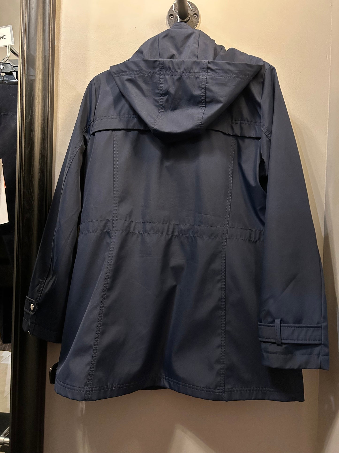 Jacket Windbreaker By Weatherproof In Blue, Size: L