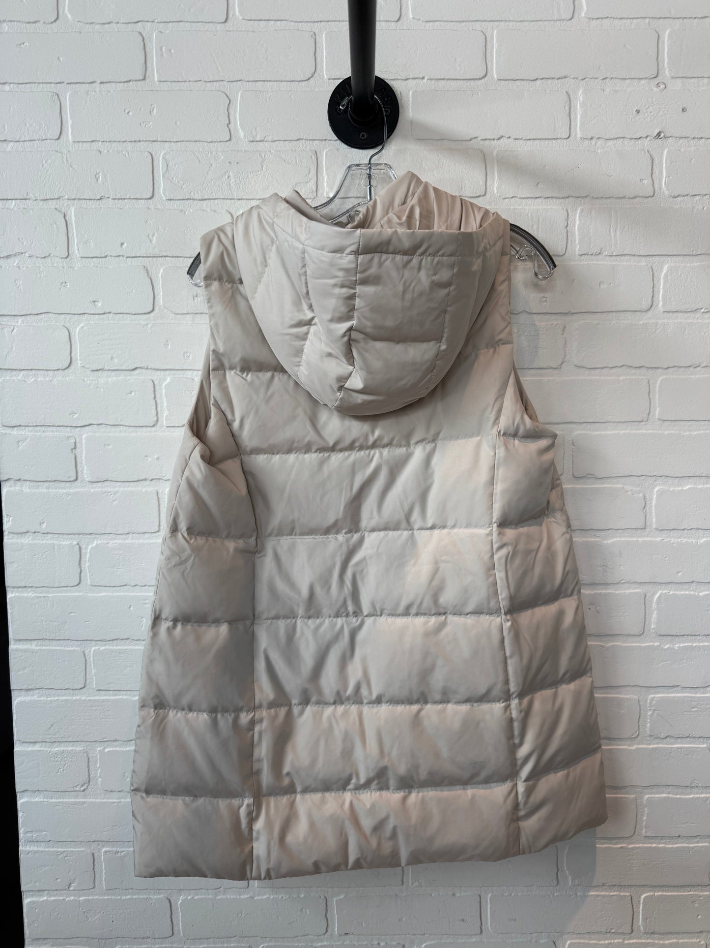 Vest Puffer & Quilted By J. Jill In Tan, Size: M