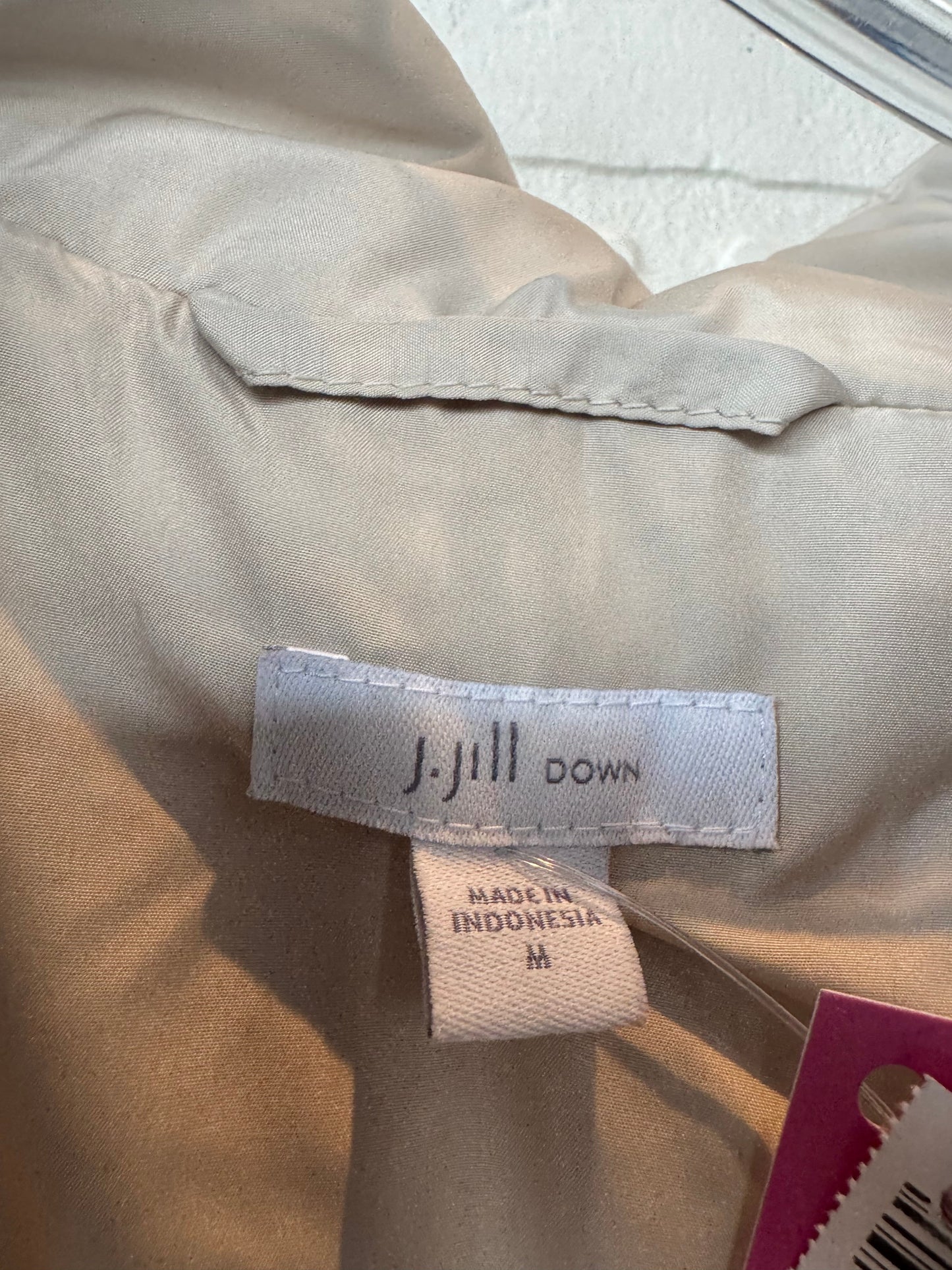 Vest Puffer & Quilted By J. Jill In Tan, Size: M