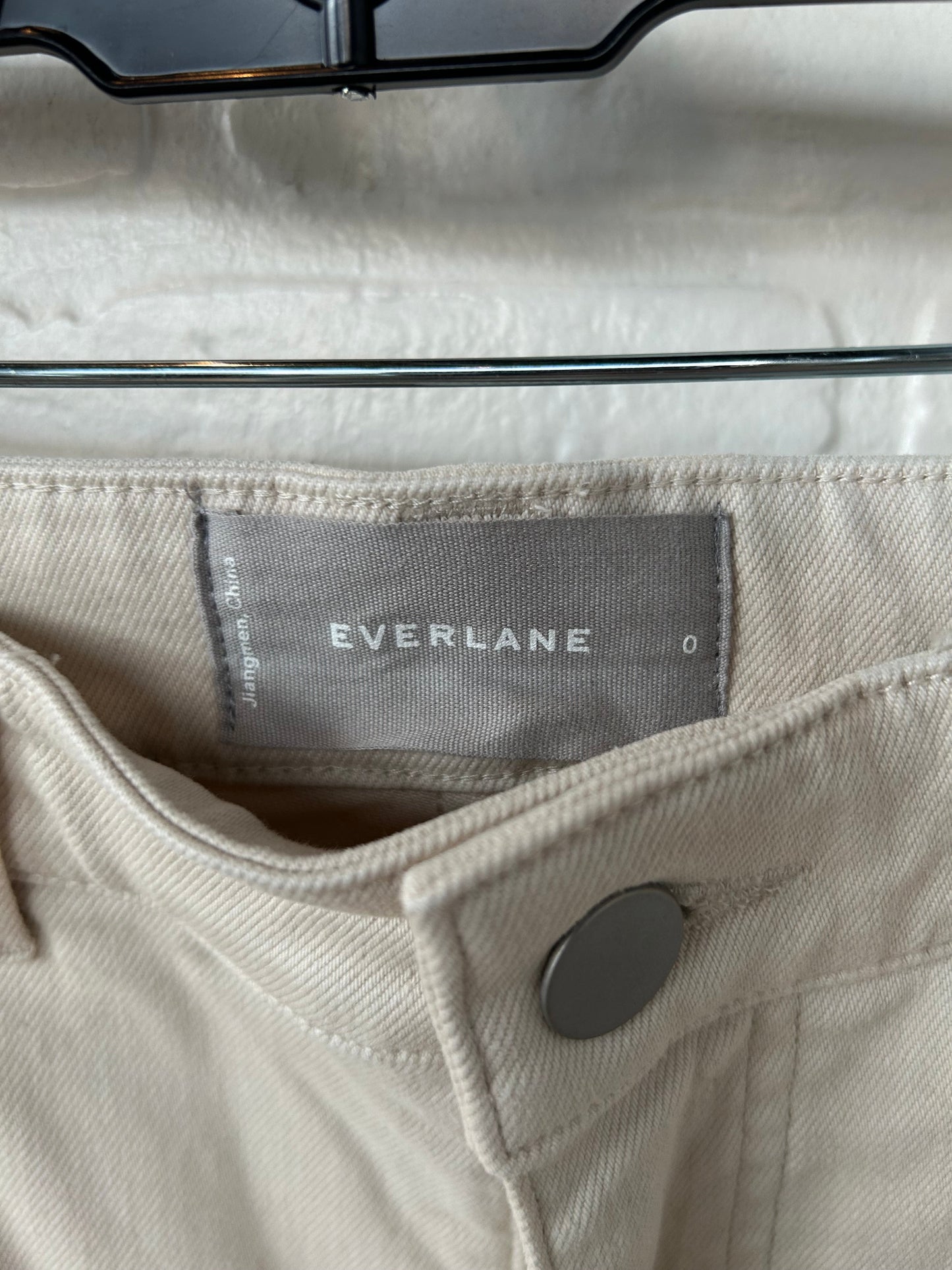 Pants Cropped By Everlane In Tan, Size: 0