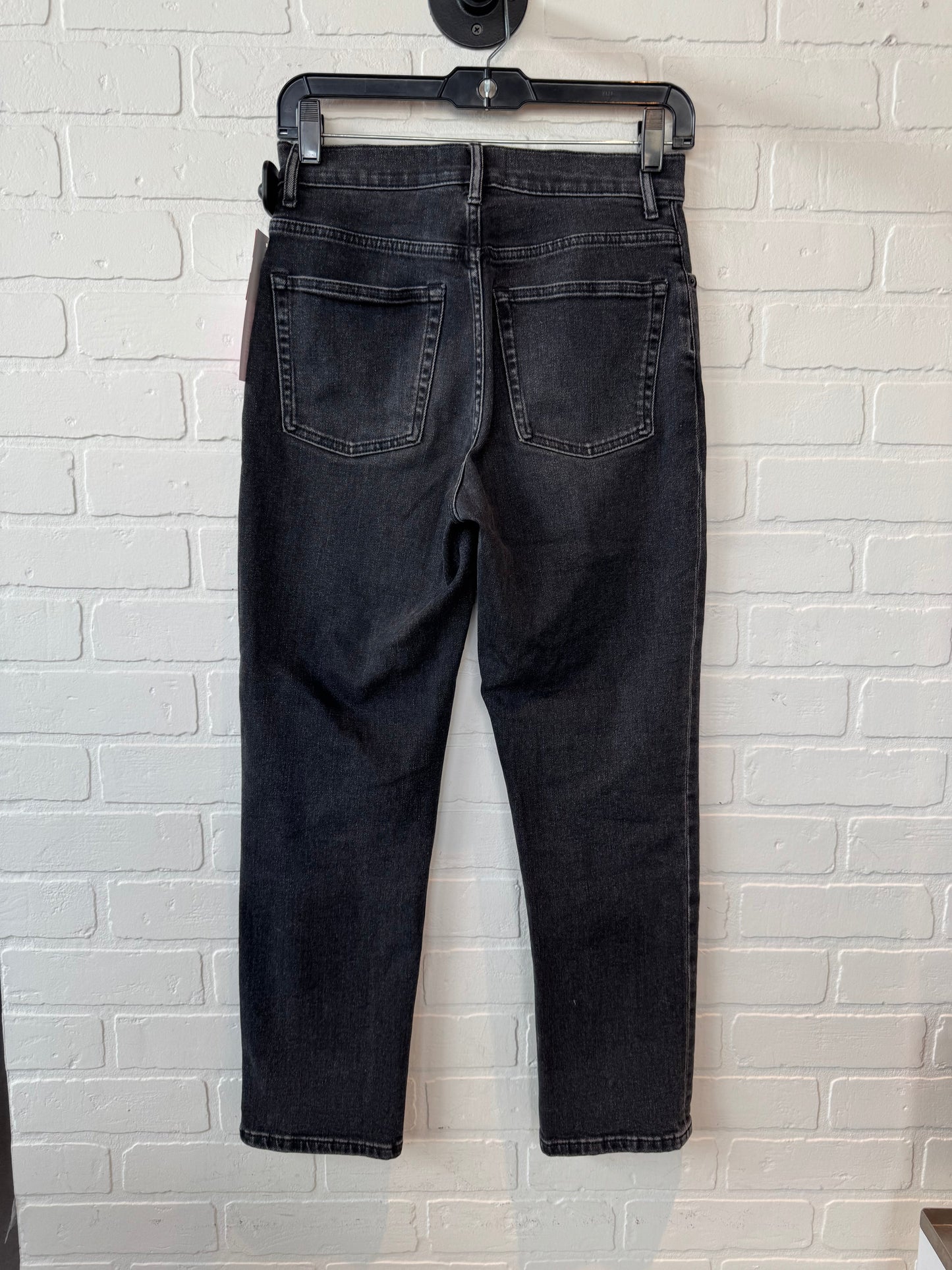 Jeans Cropped By Everlane In Black Denim, Size: 2