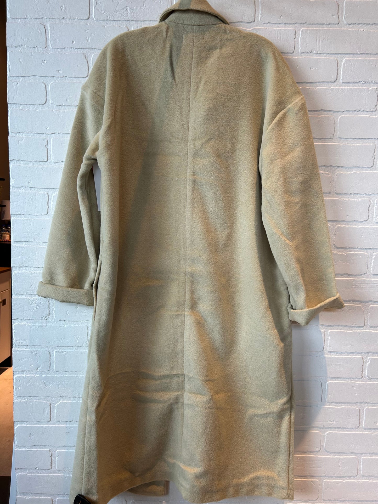 Coat Peacoat By Top Shop In Tan, Size: S