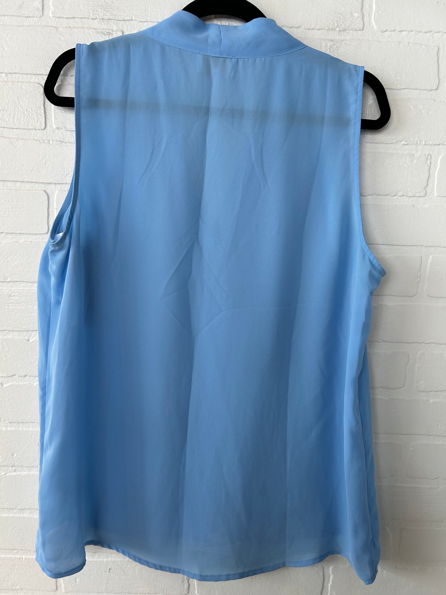 Top Sleeveless By Laundry In Blue, Size: L