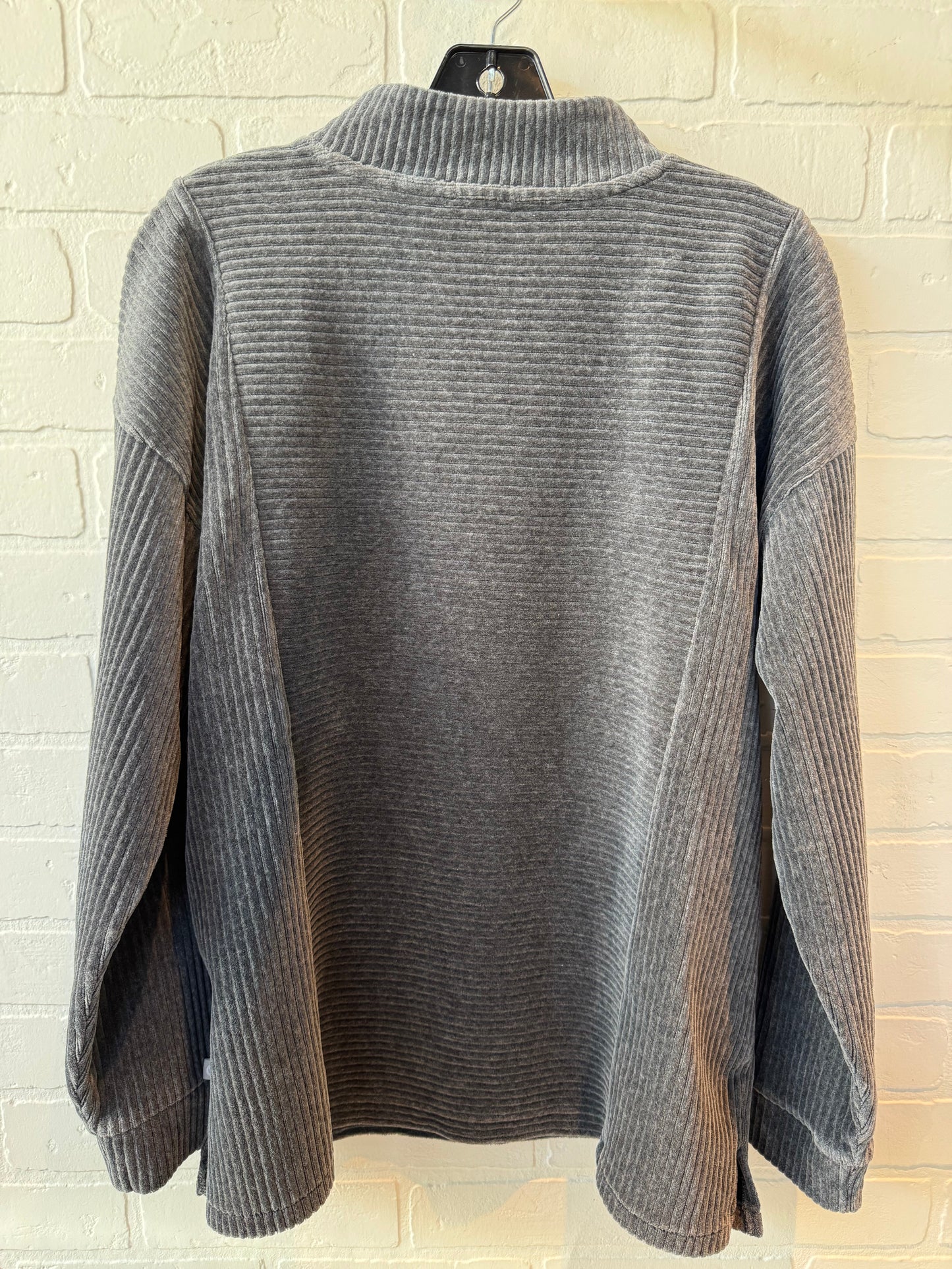 Sweatshirt Crewneck By Talbots In Grey, Size: L