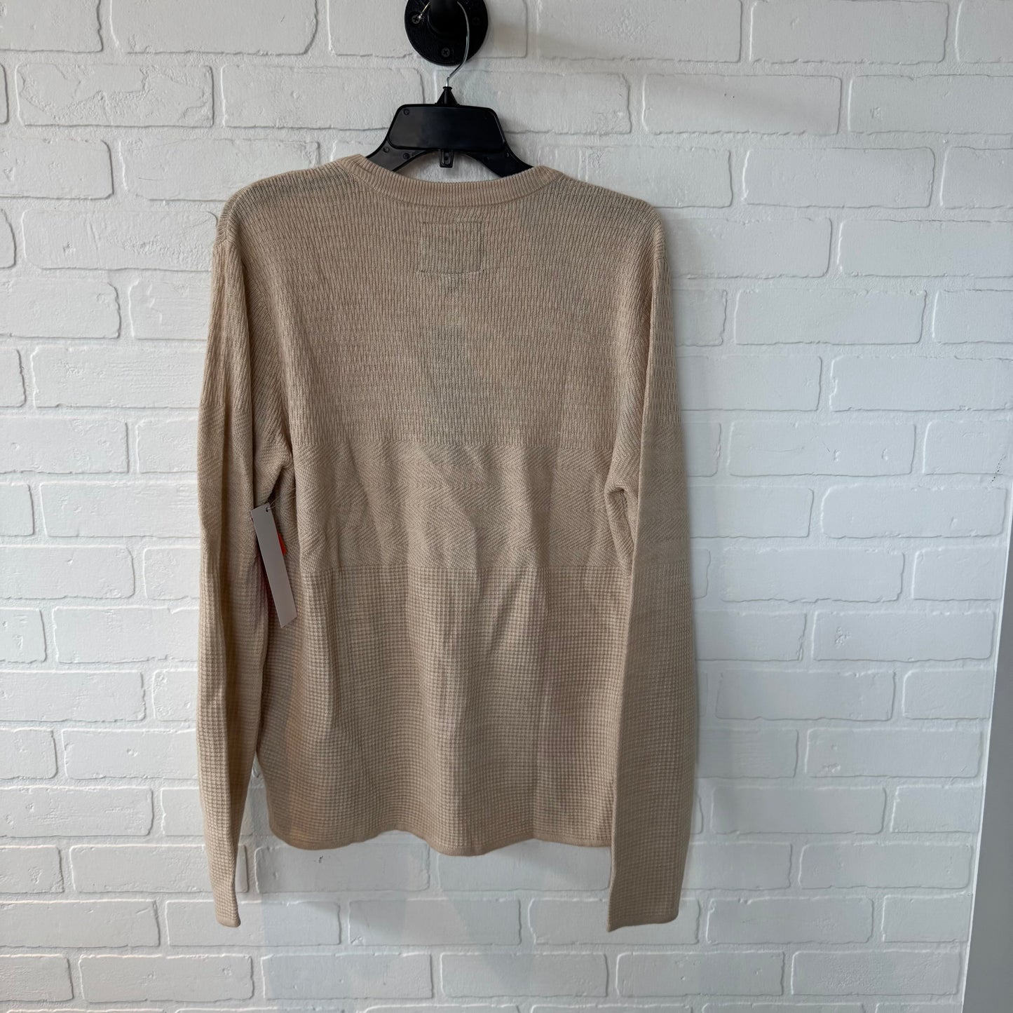 Top Long Sleeve By Jachs Girlfirend In Tan, Size: L