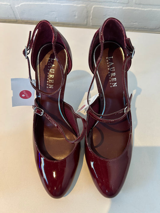 Shoes Heels Stiletto By Lauren By Ralph Lauren In Red, Size: 8.5