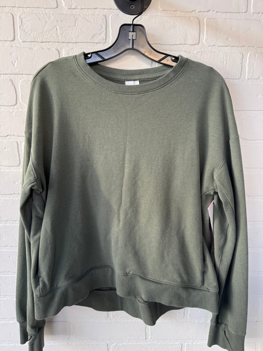 Sweatshirt Crewneck By All In Motion In Green, Size: M