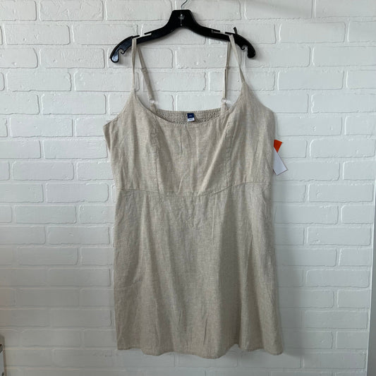 Dress Casual Short By Old Navy In Tan, Size: Xxl