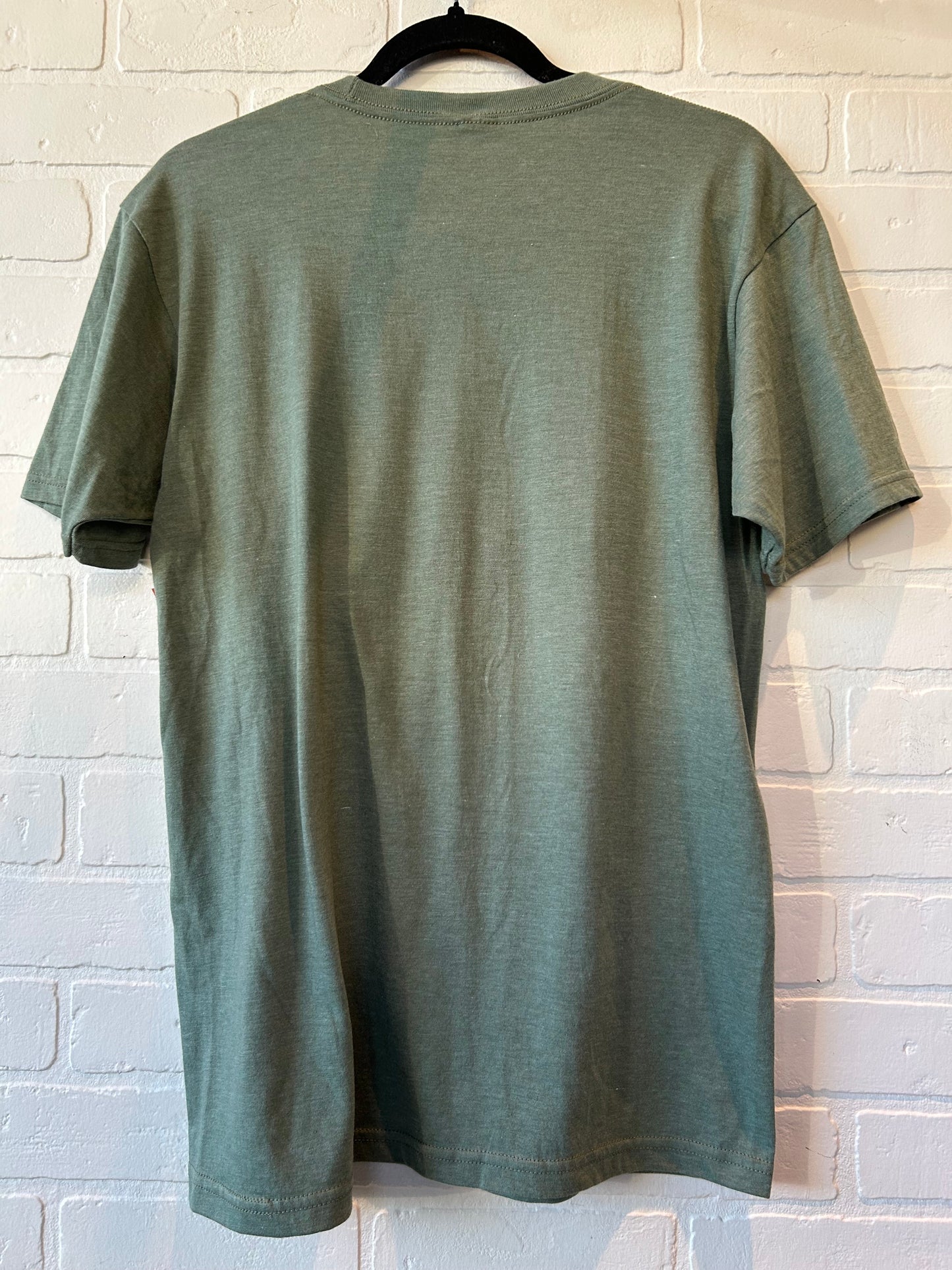 Top Short Sleeve Basic By WILD TRIBUTE In Green, Size: M