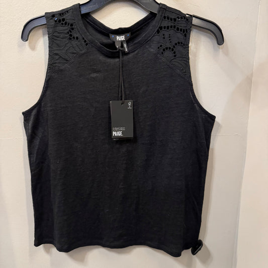 Top Sleeveless By Paige In Black, Size: S