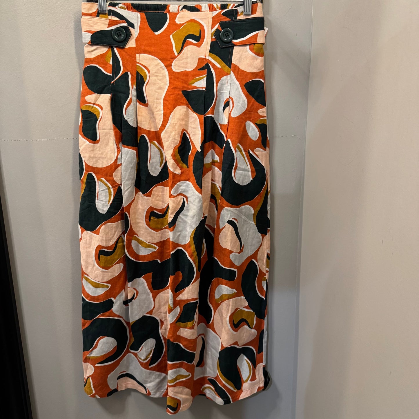 Skirt Maxi By Corey Lynn Calter In Green & Orange, Size: 8