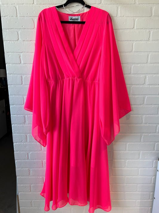 Dress Party Long By  meghan  In Pink, Size: Xl