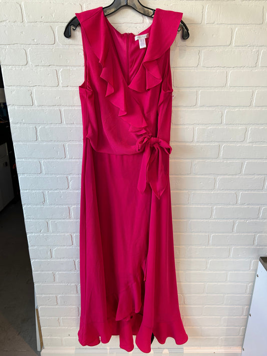 Dress Party Long By London Times In Pink, Size: L