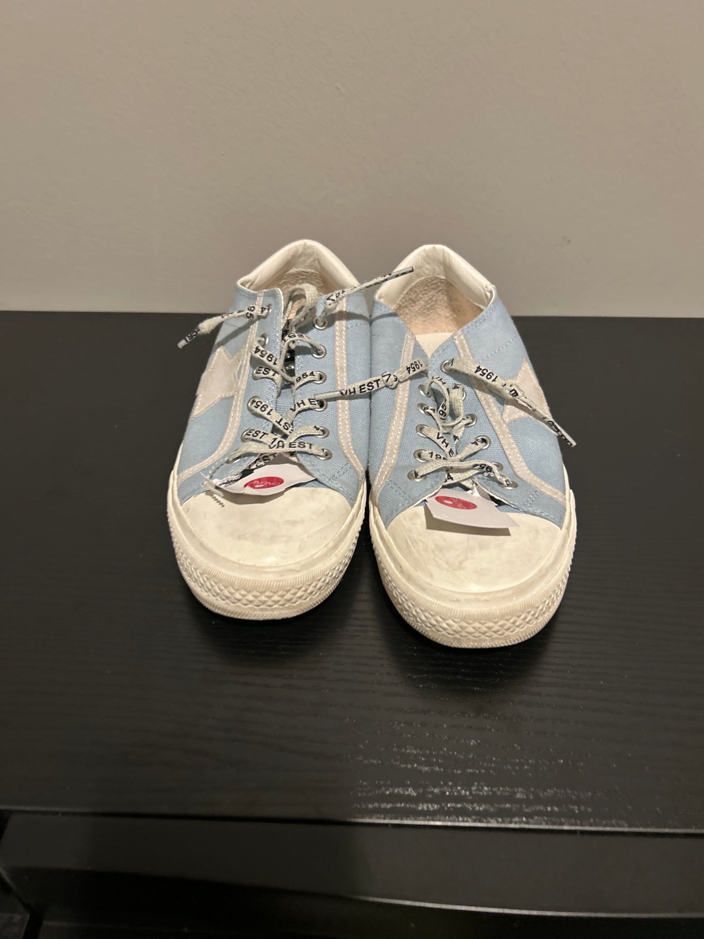 Shoes Sneakers By Vintage Havana In Blue & White, Size: 8