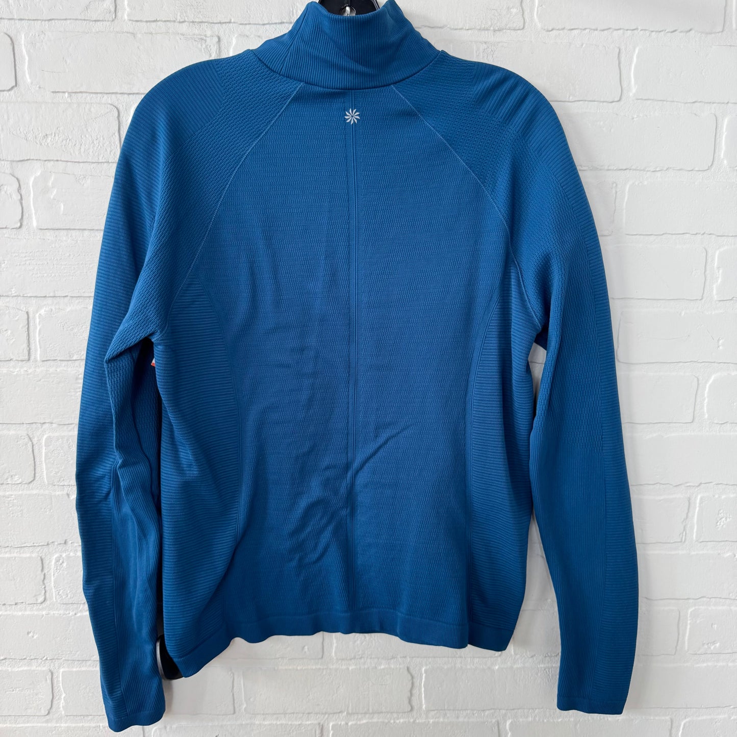 Athletic Top Long Sleeve Collar By Athleta In Blue, Size: Xl