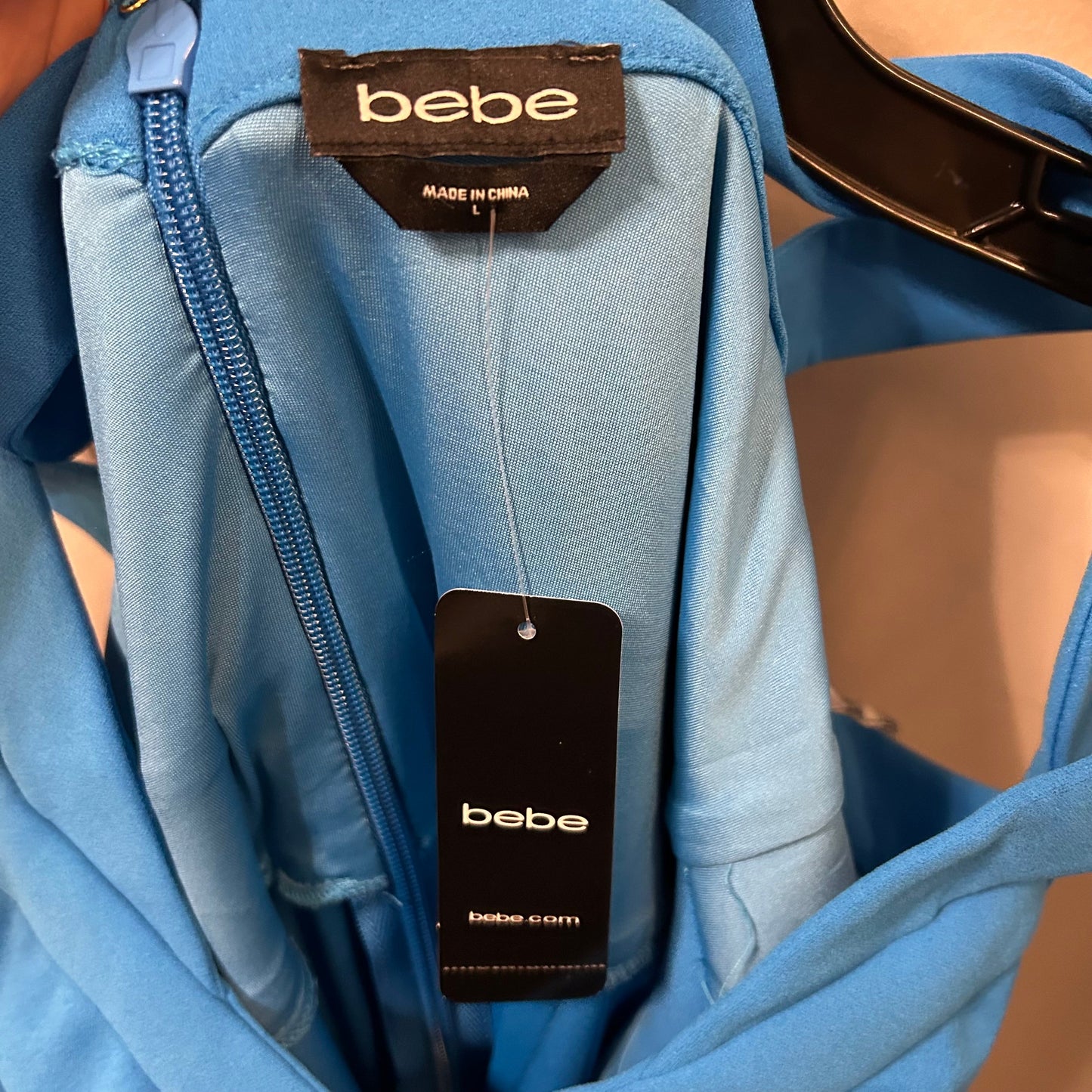 Jumpsuit By Bebe In Blue, Size: L