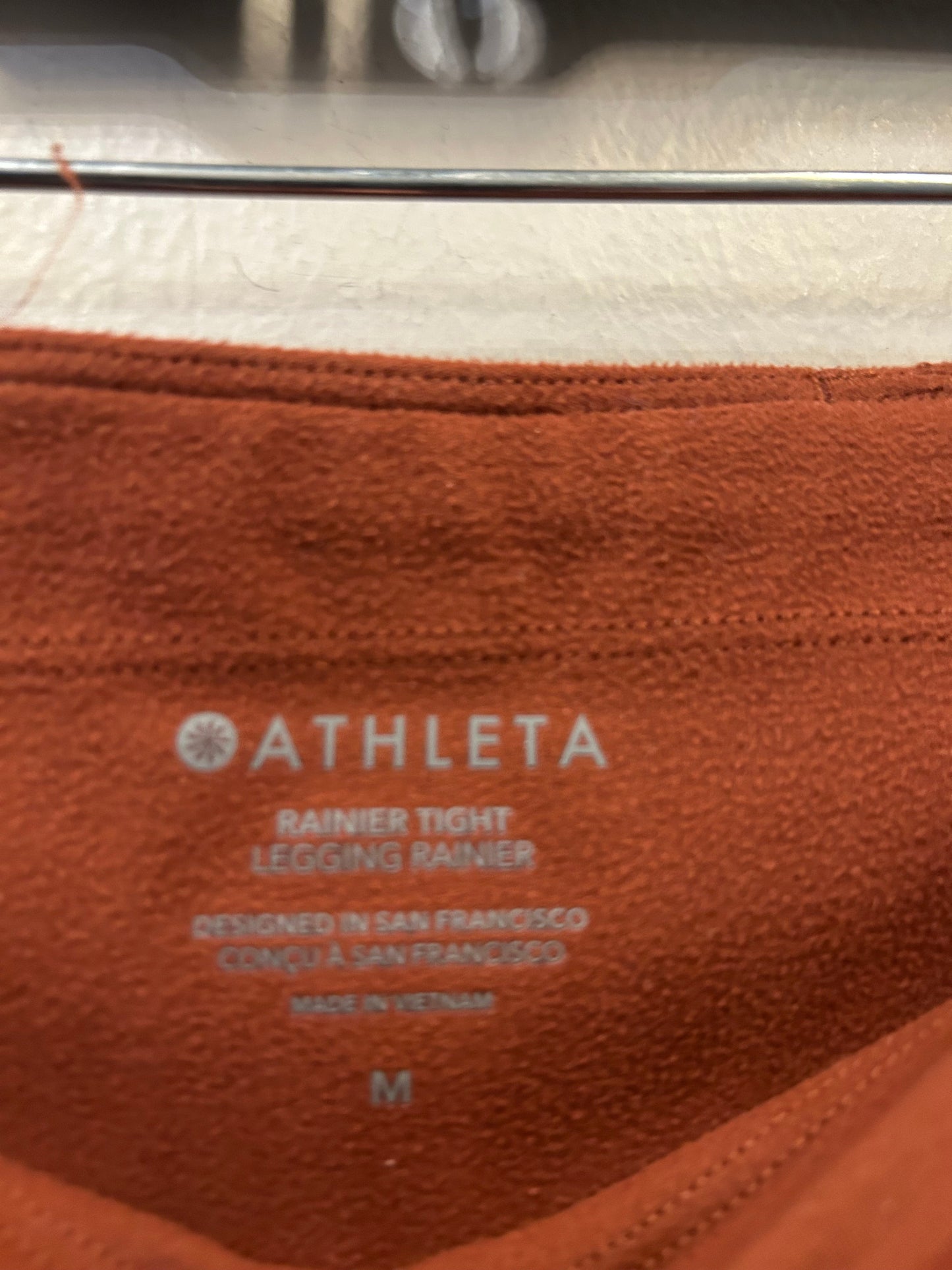 Athletic Leggings By Athleta In Brown, Size: 8