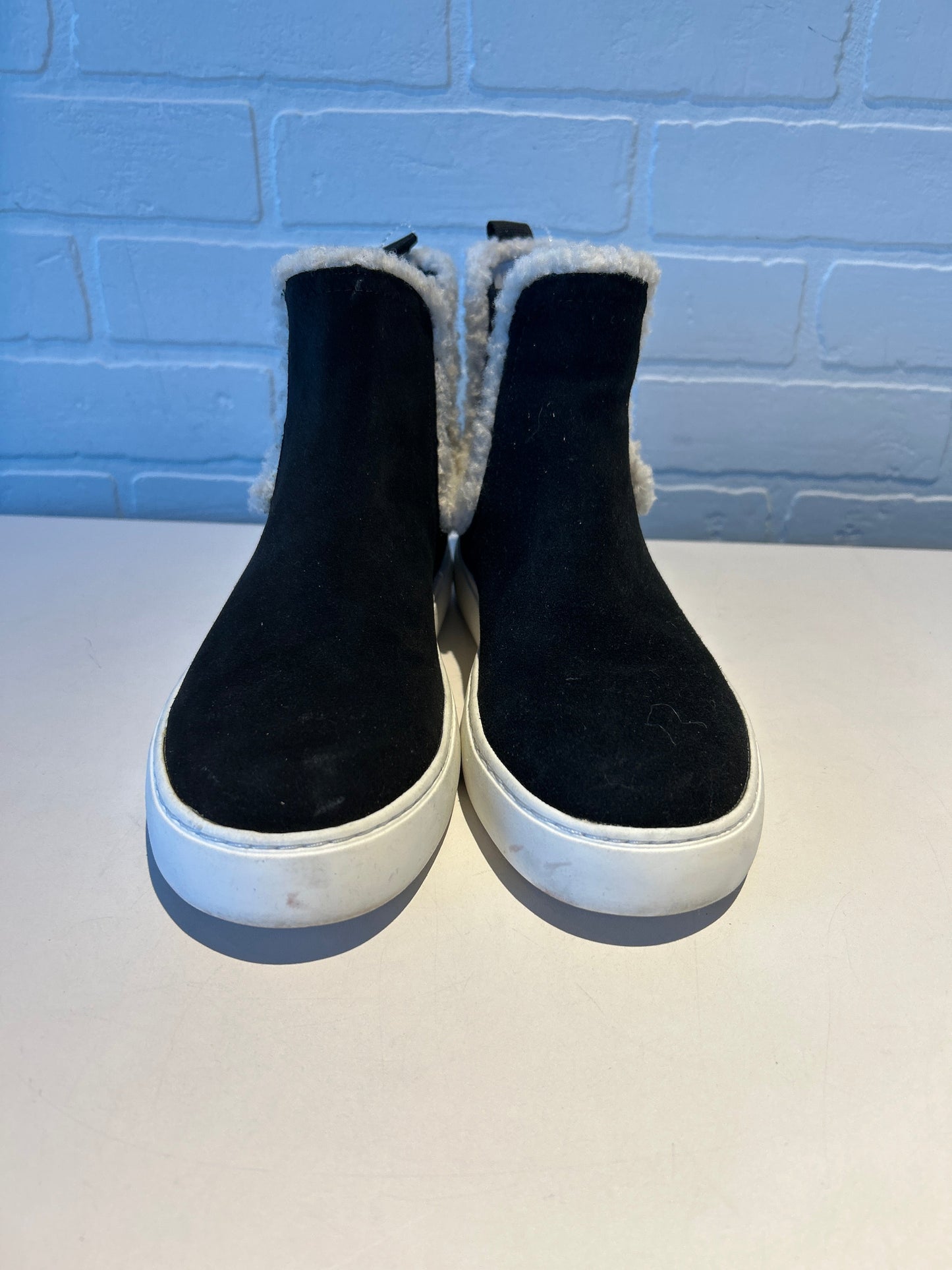 Boots Ankle Flats By Lucky Brand In Black & White, Size: 8