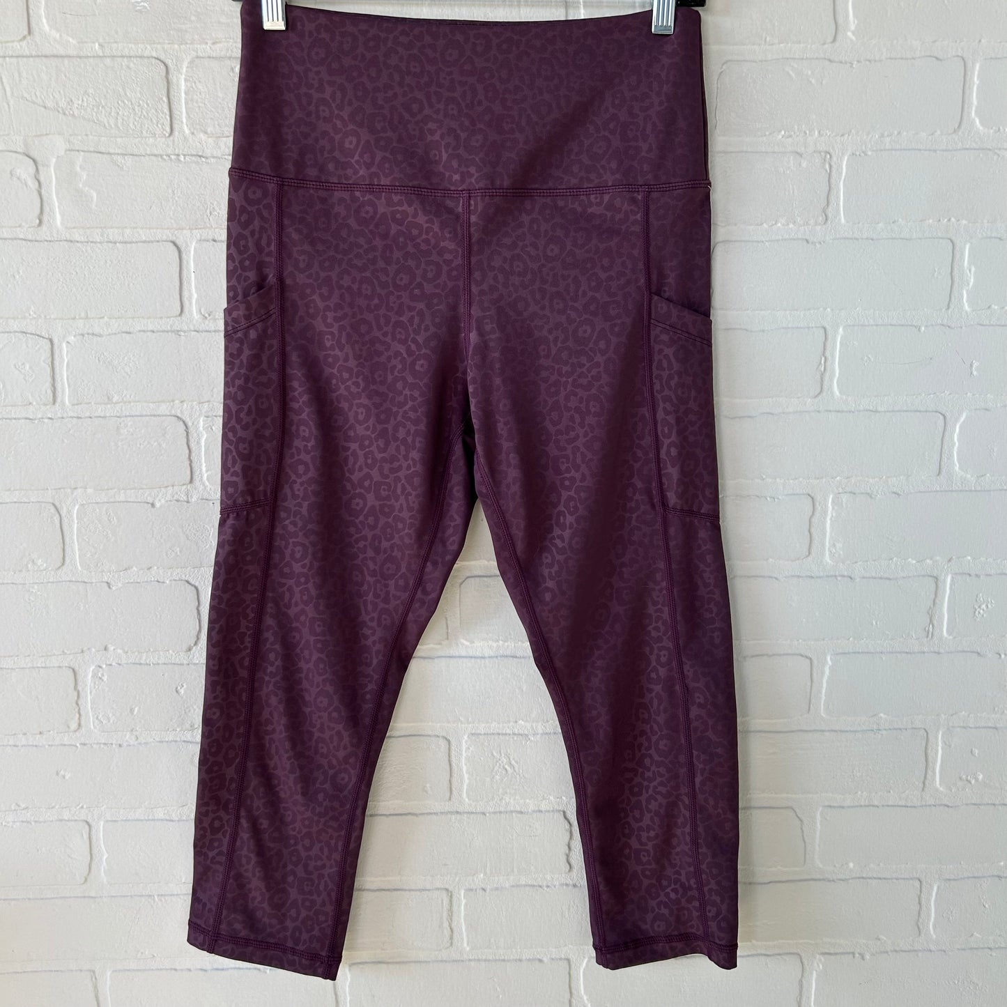 Athletic Leggings By lovehershop.com In Purple, Size: 12