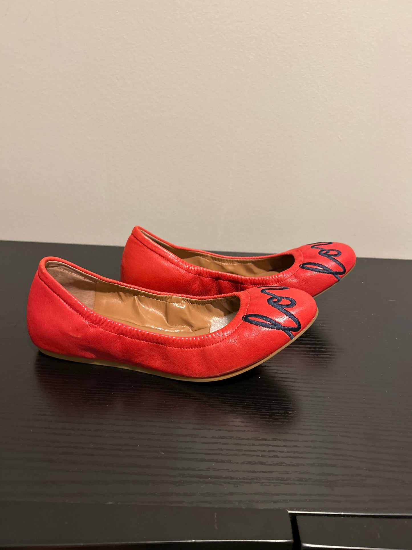 Shoes Flats By Ed Ellen Degeneres In Red, Size: 6.5