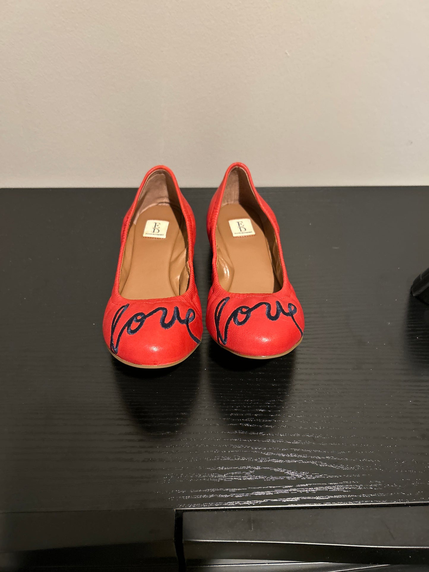 Shoes Flats By Ed Ellen Degeneres In Red, Size: 6.5