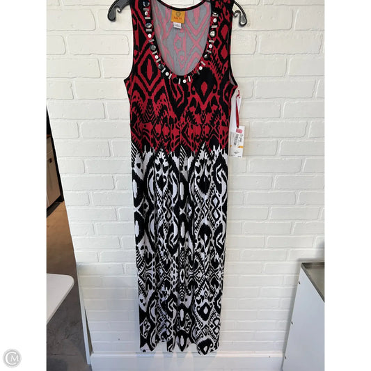 Dress Casual Maxi By Ruby Rd In Black & Red, Size: S