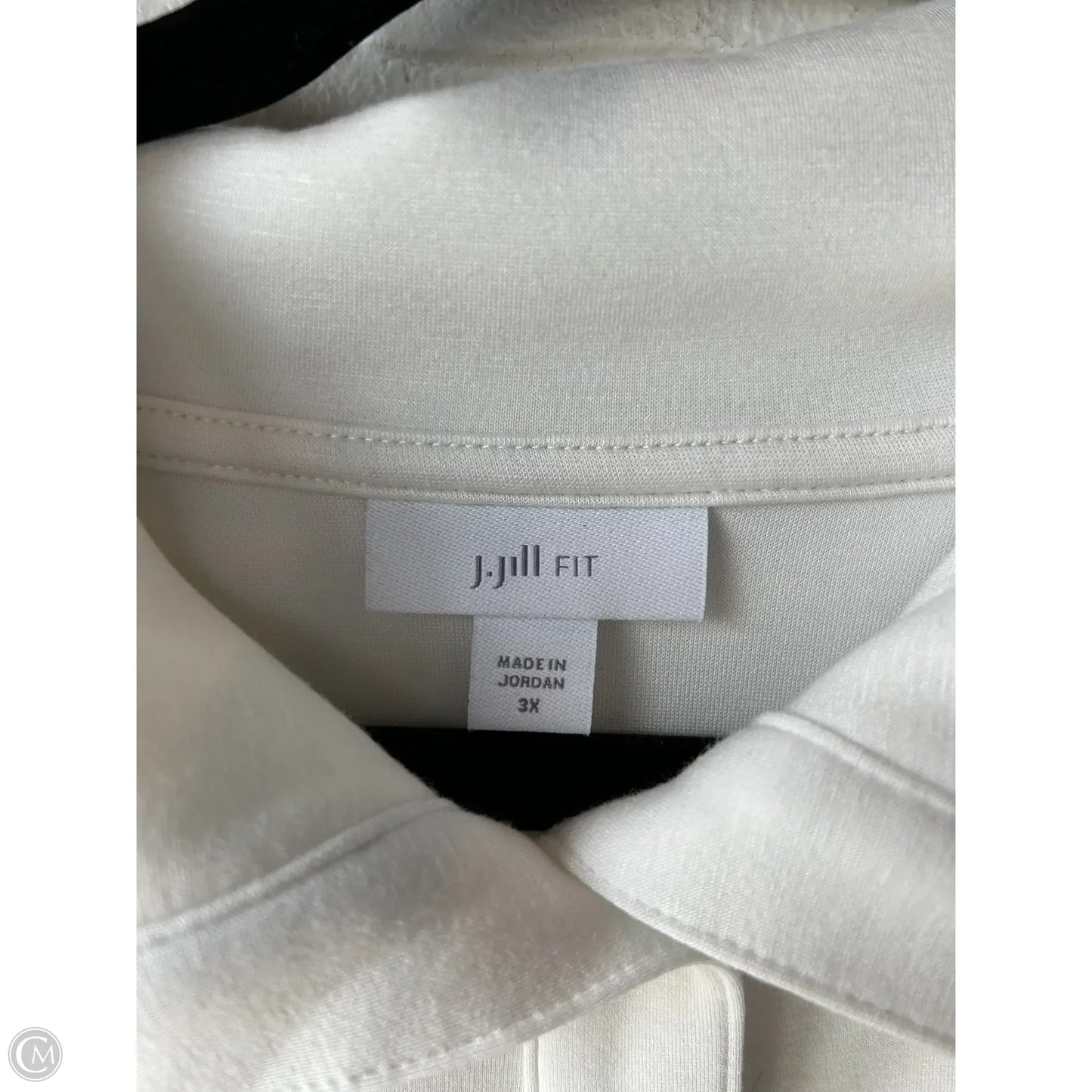 Sweatshirt Collar By J. Jill In White, Size: 3x