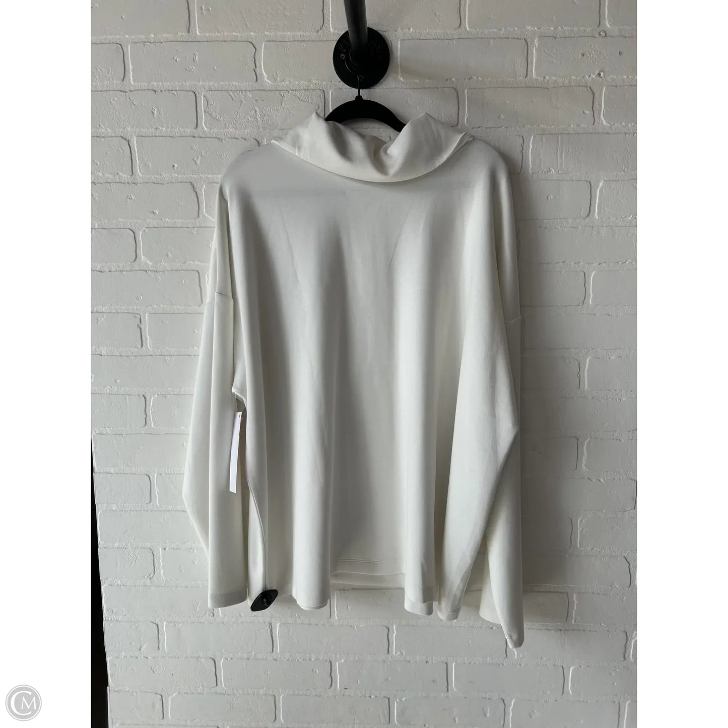 Sweatshirt Collar By J. Jill In White, Size: 3x