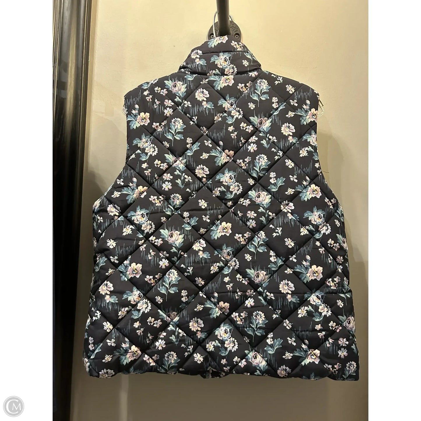 Vest Puffer & Quilted By Vera Bradley In Blue, Size: L