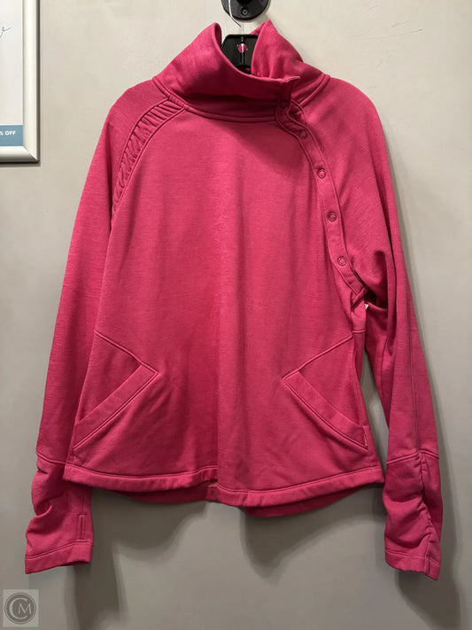 Sweatshirt Collar By Ryka In Pink, Size: 2x