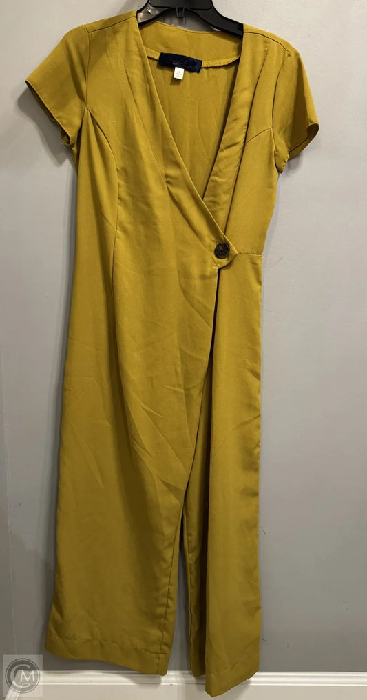 Jumpsuit By Blue Rain In Yellow, Size: S