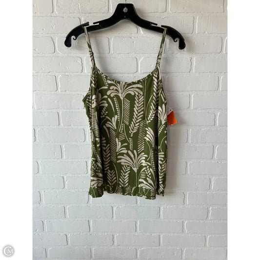 Top Sleeveless By Cabi In Green, Size: Xs