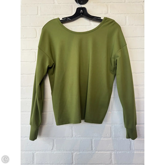 Top Long Sleeve By Cabi In Green, Size: S