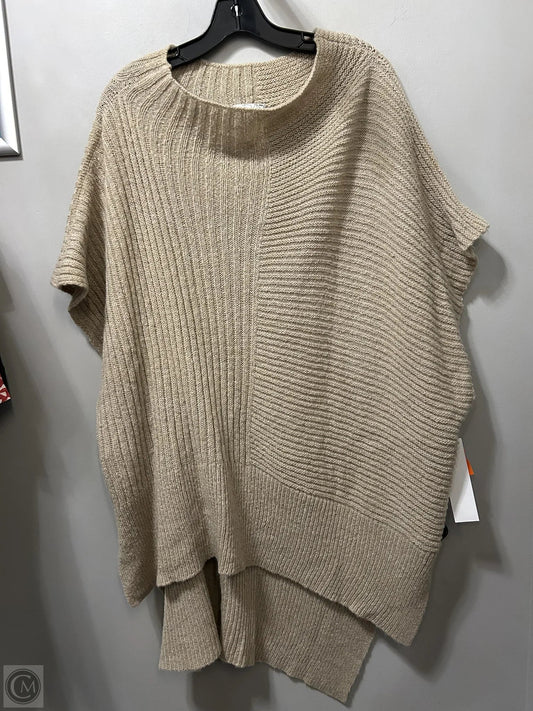 Poncho By Free People In Tan, Size: Osfm