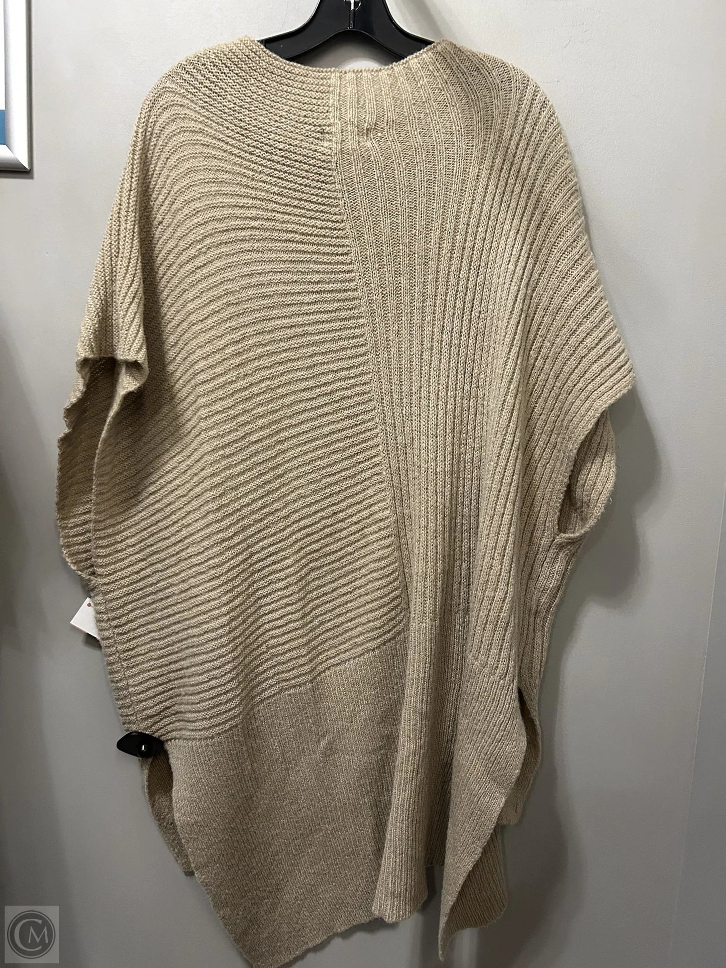 Poncho By Free People In Tan, Size: Osfm