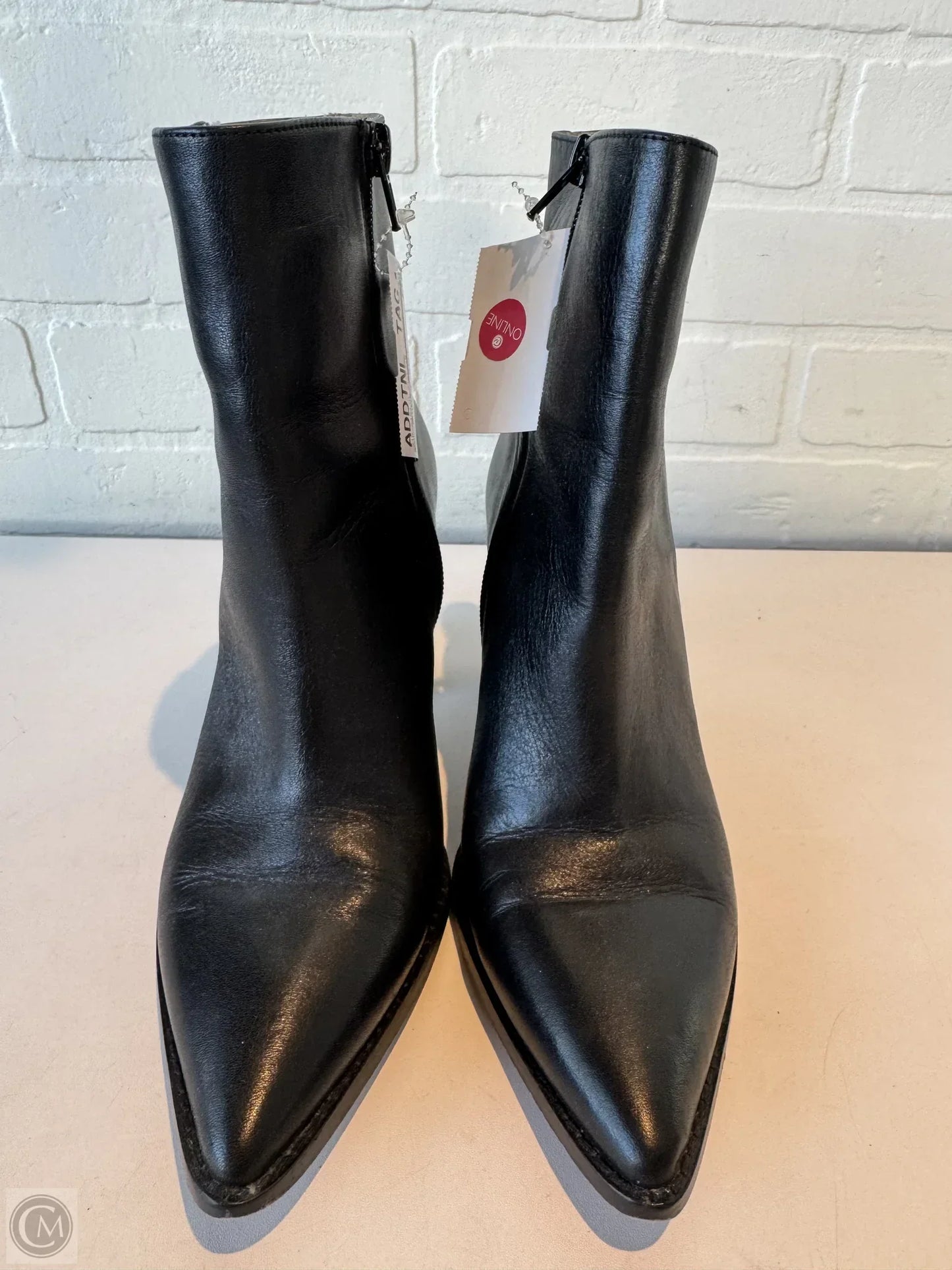 Boots Ankle Heels By Ann Taylor In Black, Size: 6.5