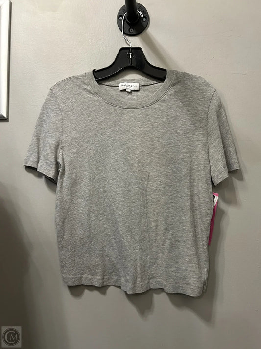 Top Short Sleeve Basic By Michael Stars In Grey, Size: Xs