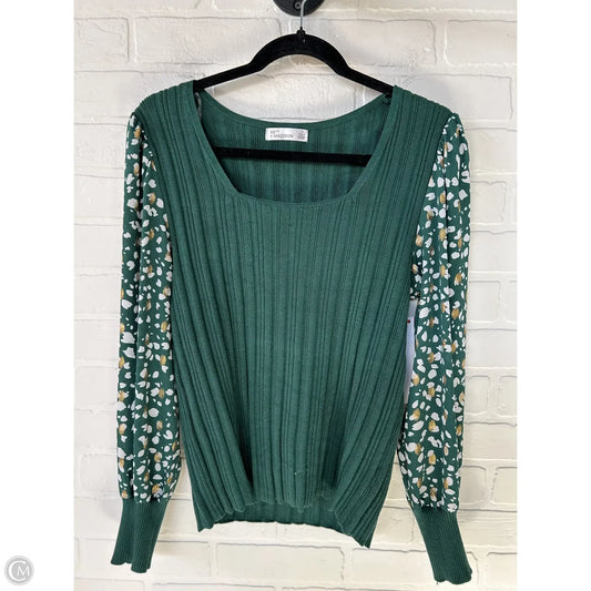 Sweater By 89th And Madison In Green, Size: L