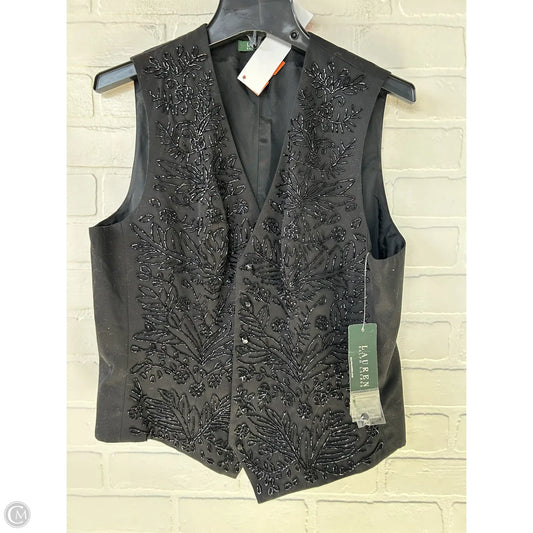 Vest Other By Lauren By Ralph Lauren In Black, Size: L