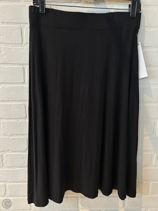 Skirt Midi By Caslon In Black, Size: 4