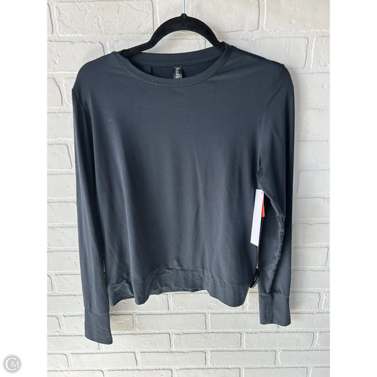 Athletic Top Long Sleeve Crewneck By Lukka In Black, Size: S