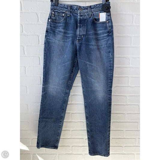 Jeans Straight By Adriano Goldschmied In Blue Denim, Size: 8