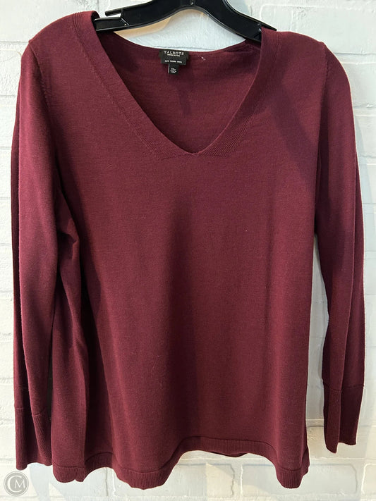 Sweater By Talbots In Red, Size: 1x