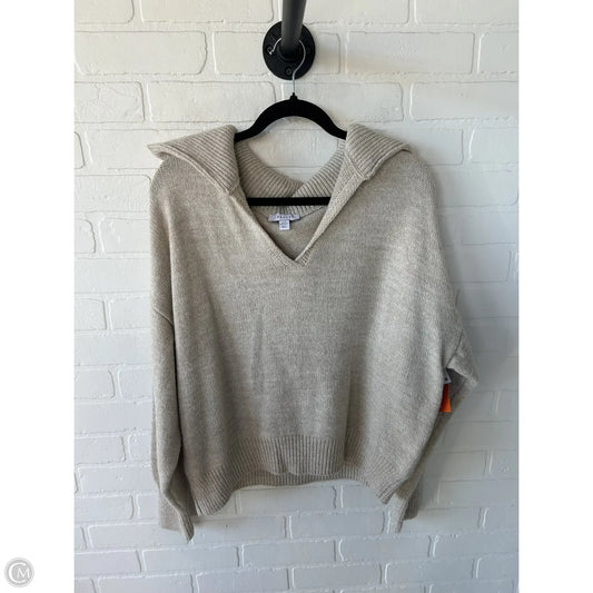 Sweater By Top Shop In Tan, Size: Xs