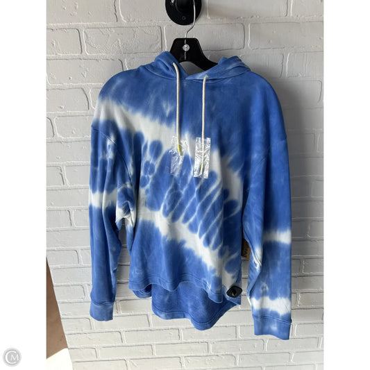 Sweatshirt Designer By Tory Burch In Blue & White, Size: Xs